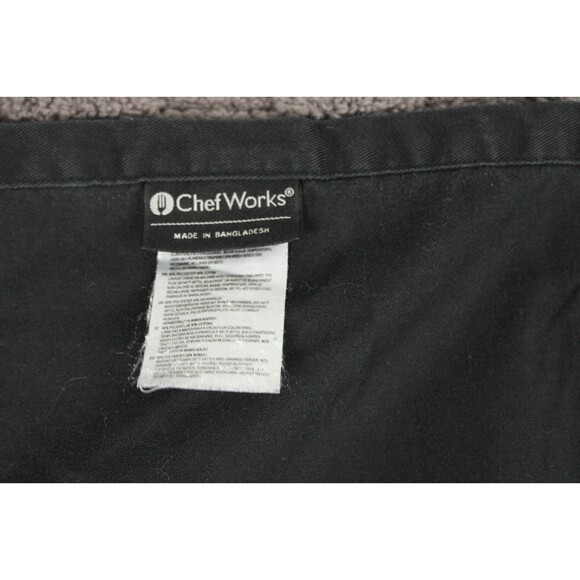 Chef Works Aprons With 2 Pockets for Men Black Chef - Picture 2 of 11